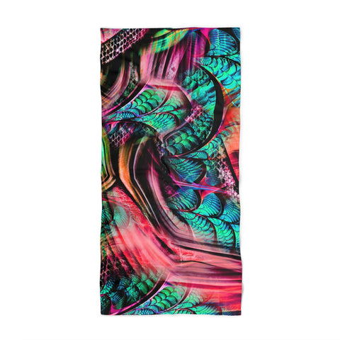 Nina Sharae Microfiber Beach Towels Oversized | Quick Dry Beach Towel Sand Free Beach Towel, | 2 Sizes | Extra Large Beach Towel (30" × 60" and 36" × 72") | Electric Abstract Print