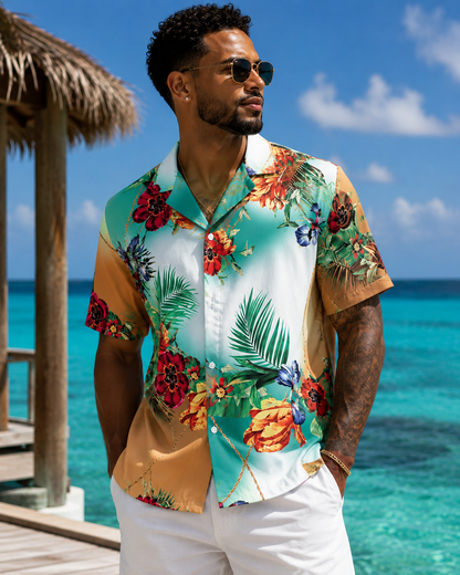 Paradise Resort Button-Up Shirt