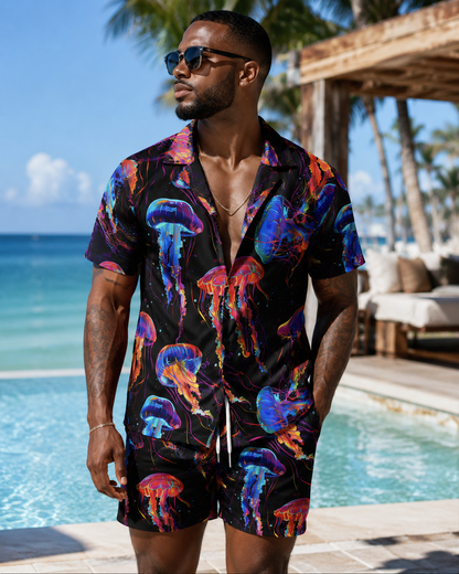 Moonlit Jelly Swim Trunks