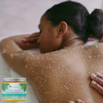 Nina Sharae | Handcrafted Turmeric Brightening Body Scrub | Lemongrass | Inflammatory Hyperpigmentation  Discoloration Acne | For Dry Normal Sensitive Skin