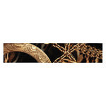 NINA SHARAE SWIMWEAR | HEADBAND BLACK GOLD & CHAIN ANIMAL PRINT