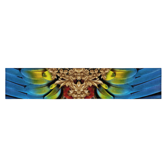 Nina Sharae Swimwear | Red, Blu, Gold, Tribal Feather Print Head Band