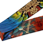 Nina Sharae Swimwear | Red, Blu, Gold, Tribal Feather Print Head Band