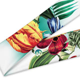 NINA SHARAE SWIMWEAR | HEADBAND -TROPICAL ORANGE MINT GREEN HAWAIIAN PRINT | PLUS SIZE