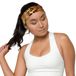 Nina Sharae Swimwear | Carmeal Leopard Print Headband Matching w/ Swimsuits