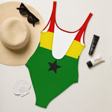 Nina Sharae Swimwear | Ghana Freedom & Justice One-Piece Swimsuit | Detty December