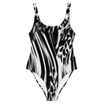 Nina Sharae Swimwear | Zebra Leopard Print One-Piece Swimsuit | Plus Size