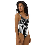 Nina Sharae Swimwear | Zebra Leopard Print One-Piece Swimsuit | Plus Size