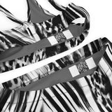 Nina Sharae Swimwear | Zebra Leopard Print High-Waisted Bikini | Plus Size