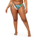 Nina Sharae Swimwear | String Bikini Bottom Only  Hawaiian Rope & Flowers