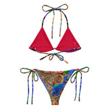 Nina Sharae Swimwear | Wild Tribal Print Flower Bikini - Plus Size