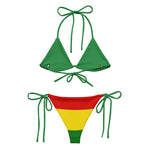 Ghana Flag Bikini - Freedom & Star Swimsuit | Detty December Recycled String Bikini