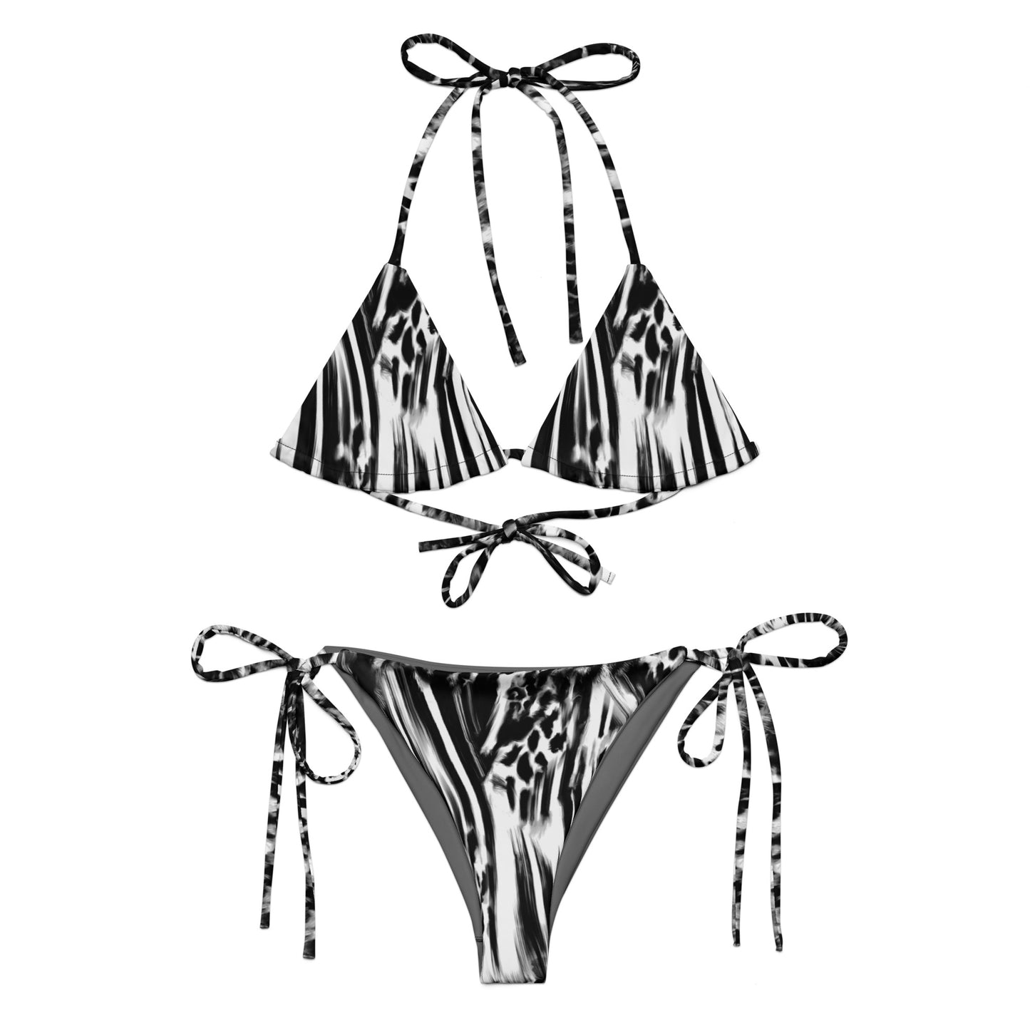 Nina Sharae Swimwear | Zebra Leopard Bikini Set | Plus Size