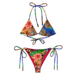 Nina Sharae Swimwear | Wild Tribal Print Flower Bikini - Plus Size