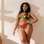 Nina Sharae Swimwear | Ghana Gye Nyame - Except for God Bikini Recycled String Bikini | Detty December