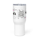 Nina Sharae Curvy Girl Stanley Travel mug with a handle