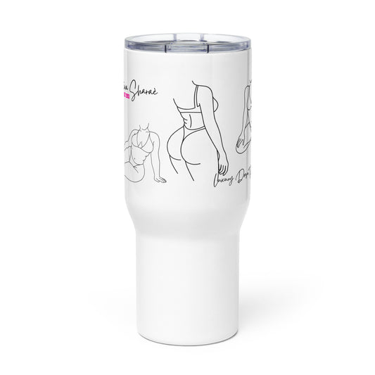 Nina Sharae Hot Girl Stanley Travel mug with a handle