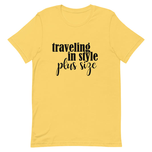 Nina Sharae Traveling in Style, Plus Size T-Shirt