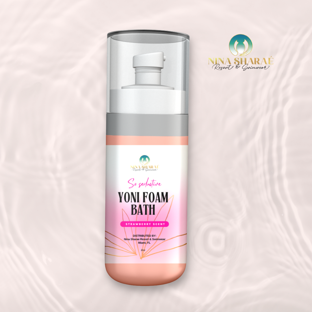 Nina Sharae | Feminine Yoni Vaginal Foam Vulva Wash | Ph balance Refreshed | Travel Size